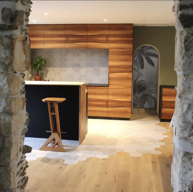 Cuisine en bois massif