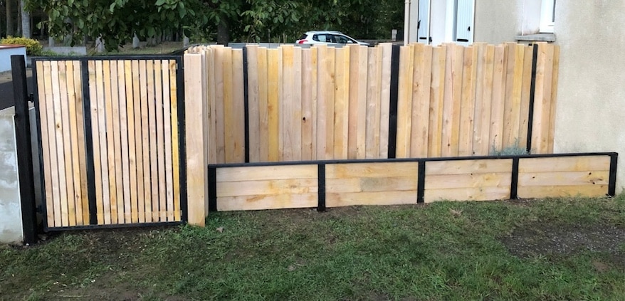 clôture en bois sur mesure clôture en bois sur mesure