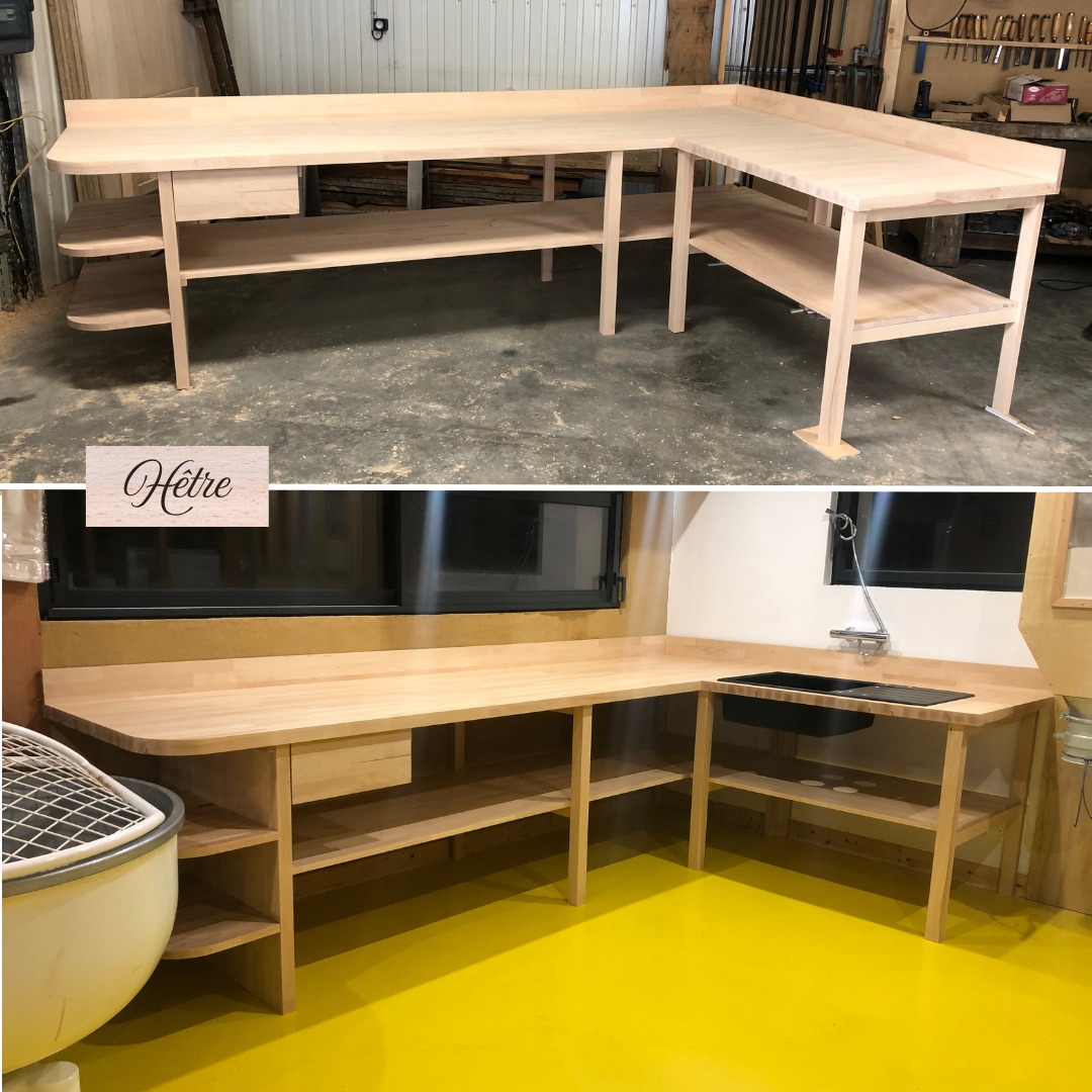 table travail hetre table travail hetre
